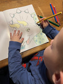 Malehæfte - Dino - 16 sider