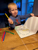 Malehæfte - Dino - 16 sider