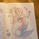 Malehæfte - Havfruer & venner - 16 sider