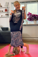 Gymnastikmåtte - rød 180x120 cm.