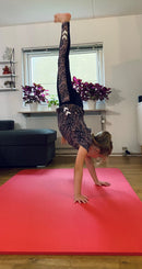 Gymnastikmåtte - rød 180x120 cm.