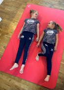 Gymnastikmåtte - rød 180x120 cm.