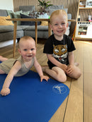 Gymnastikmåtte - Blå 120x60 cm.