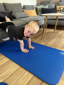 Gymnastikmåtte - Blå 120x60 cm.