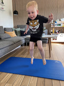 Gymnastikmåtte - Blå 120x60 cm.