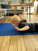 Gymnastikmåtte - Blå 120x60 cm.