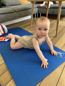 Gymnastikmåtte - Blå 120x60 cm.