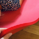 Gymnastikmåtte - rød 120x60 cm.