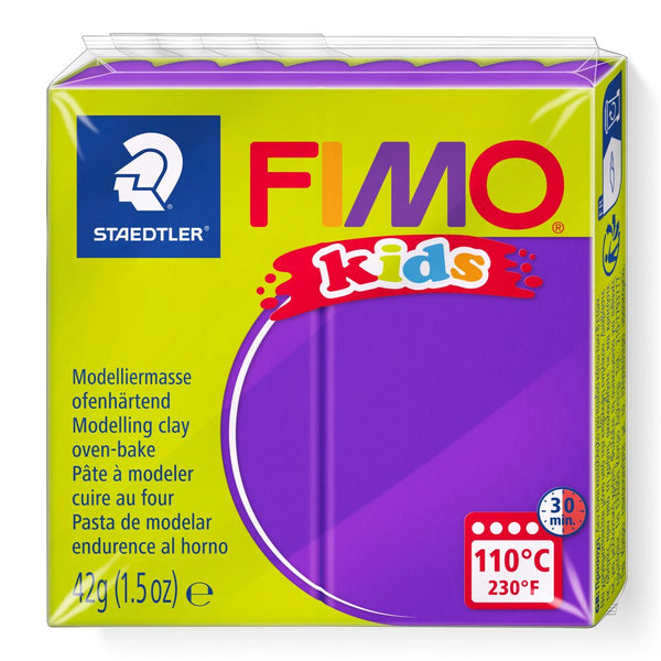 FIMO Kids modellervoks, Lilla, 42 gram.  - Billede 1