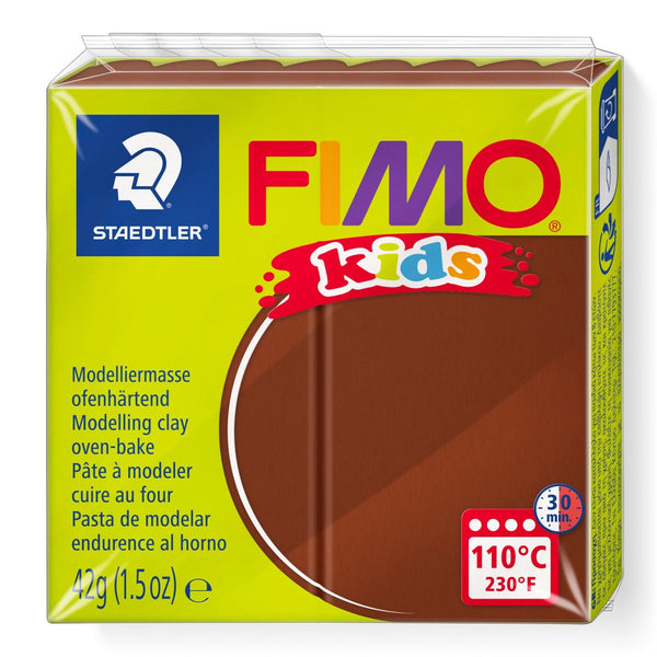 FIMO Kids modellervoks, Brun, 42 gram - Billede 1