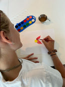 Vandfarve sæt m/pensel - 12 farver