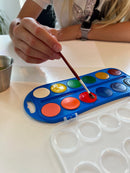 Vandfarve sæt m/pensel - 12 farver