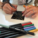 Tuscher Metallic Fineliner - 8 forskellige farver