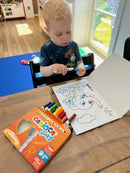 Tuscher m/børnegreb + ventil i låg - 12 farver