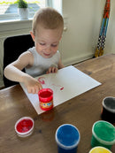 Fingermaling - 6 stk á 80 ml. - Carioca