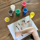 Fingermaling - 6 stk á 80 ml. - Carioca