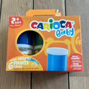 Fingermaling - 6 stk á 80 ml. - Carioca