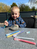 Panduro Sten tusch med glimmer 6stk. ass