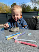 Panduro Sten tusch med glimmer 6stk. ass