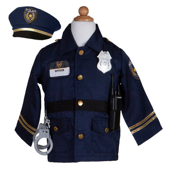 Udklædning, Politibetjent, Str. 5-6 år - Billede 1