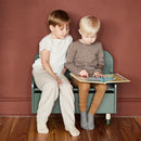 Slagbænk - Deep green - MDF