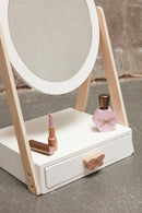 Pigeleg, Bordspejl med skuffe - Billede 1