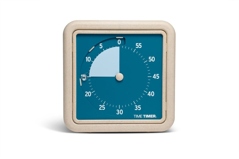 Time Timer, MELLEM Retro Eco Edition Blå - Billede 1