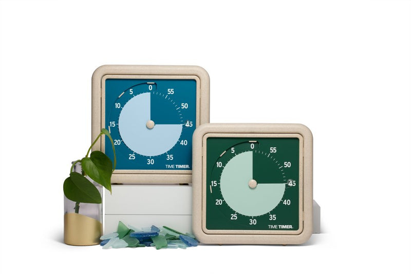 Time Timer, MELLEM Retro Eco Edition Blå - Billede 1