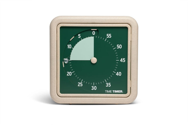 Time Timer MELLEM Retro Eco Edition Grøn - Billede 1