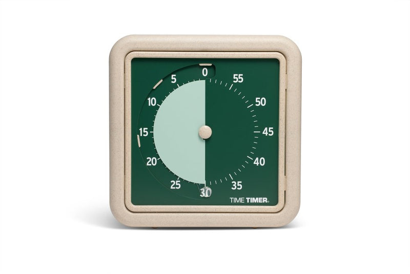 Time Timer MELLEM Retro Eco Edition Grøn - Billede 1