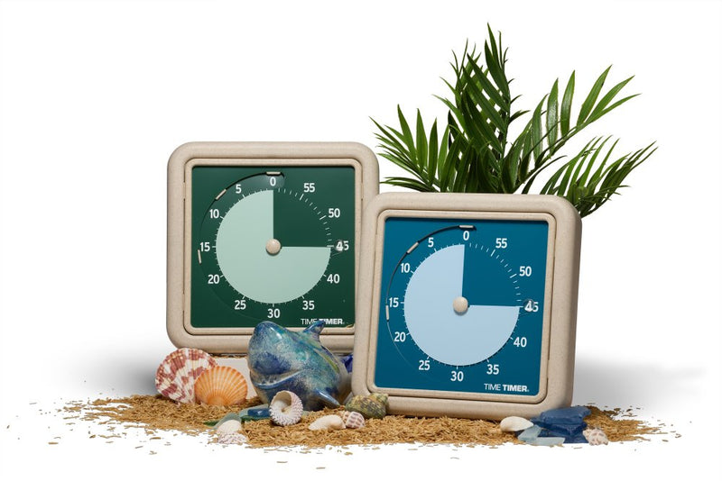 Time Timer MELLEM Retro Eco Edition Grøn - Billede 1