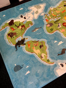 Ultra Soft Legetøj - Motiv af verden - Achoka - Fra 1 år