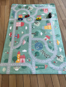 Ultra Soft Legetæppe - Vejbanemotiv - 1,5m x 1m - Achoka - Fra 1 år