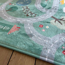 Ultra Soft Legetæppe - Vejbanemotiv - 1,5m x 1m - Achoka - Fra 1 år