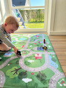 Ultra Soft Legetæppe - Byliv og trafik - 1,5m x 1m - Achoka - Fra 1 år