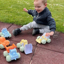 Dantoy - Pastel - Sandkassekøretøj - 1 stk - 17 cm