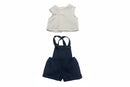 Dukketøj, T-shirt & overall  Str. 32-37 