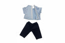 Dukketøj, T-shirt og Jeans Str. 32-37 - velcro