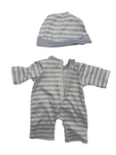 Dukketøj, Stribet heldragt Str. 38-41 