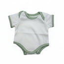 Dukketøj, Body i hvid Str 38-41 - Billede 1