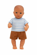 Dukketøj, Bluse og shorts Str. 38-41 - Billede 1