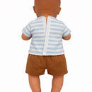 Dukketøj, Bluse og shorts Str. 38-41 - Billede 1