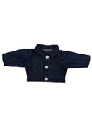 Dukketøj, Kjole & denimjakke Str. 38-41 - jakke forfra