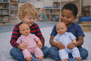 Legebyen - Dukketøj - 32-37 cm - pyjamas - lyserød