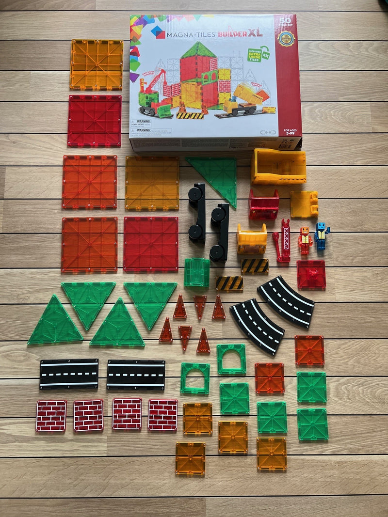 Magna-Tiles Byggeplads XL - 50 dele