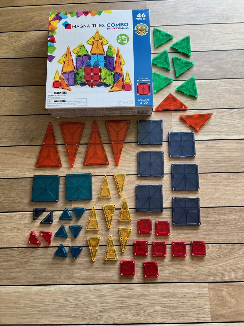 Magna-Tiles microMAGS Kombisæt - 46 dele