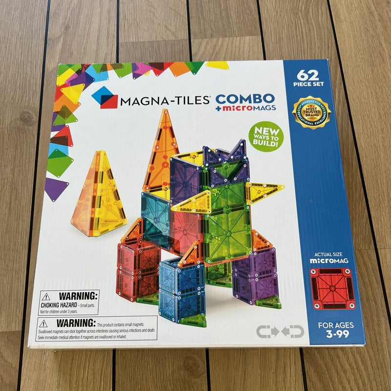 Magna-Tiles microMAGS Kombisæt - 62 dele