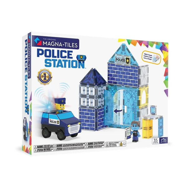 Magna-Tiles politistation - 36 dele - Billede 1