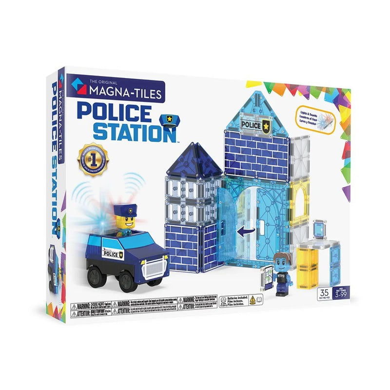 Magna-Tiles politistation - 36 dele - Billede 1