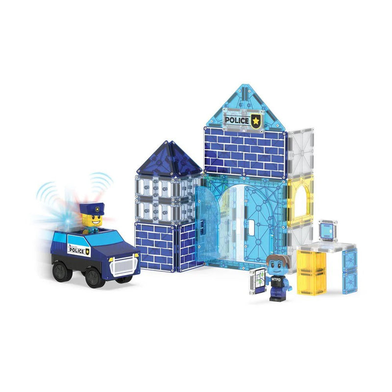 Magna-Tiles politistation - 36 dele - Billede 1